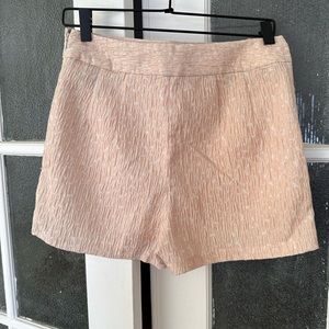 Express-blush pink, high waist, dressy shorts in a size 6R